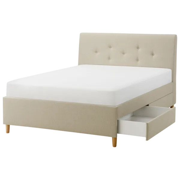 Pat Ikea Idanas/Naggen 140 x 200 cm / Furnir / Beige photo 1