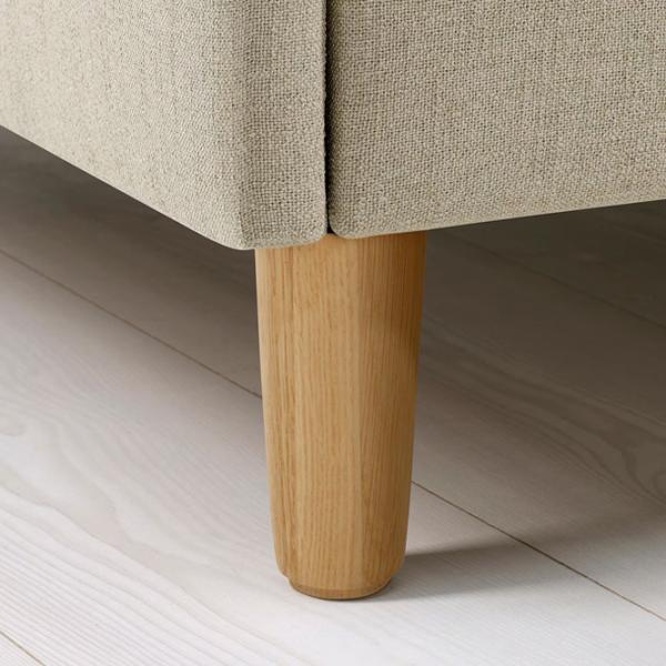 Кровать Ikea Idanas/Naggen 160 x 200 см / Шпон / Бежевый photo 7