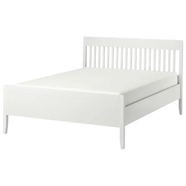 Кровать Ikea Idanas Lindbaden 140 x 200 см / Шпон / Белый photo 1 Кровать Ikea Idanas Lindbaden 140 x 200 см / Шпон / Белый photo 1
