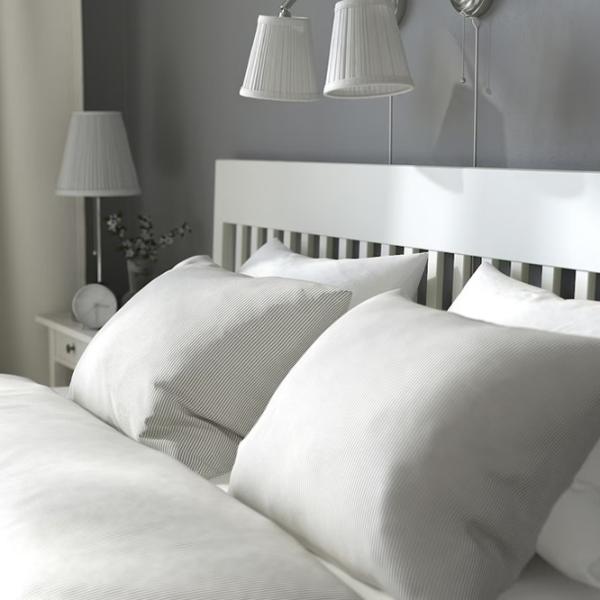 Кровать Ikea Idanas Lindbaden 140 x 200 см / Шпон / Белый photo 3 Кровать Ikea Idanas Lindbaden 140 x 200 см / Шпон / Белый photo 3