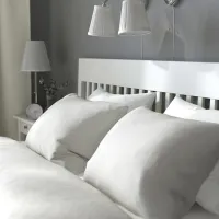 Кровать Ikea Idanas Lindbaden 140 x 200 см / Шпон / Белый photo 3
