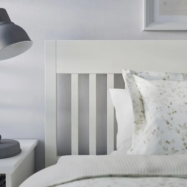 Кровать Ikea Idanas Lindbaden 140 x 200 см / Шпон / Белый photo 6 Кровать Ikea Idanas Lindbaden 140 x 200 см / Шпон / Белый photo 6