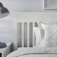 Кровать Ikea Idanas Lindbaden 140 x 200 см / Шпон / Белый photo 6