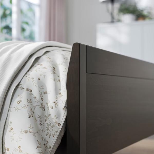 Кровать Ikea Idanas Lindbaden 140 x 200 см / Шпон / Коричневый photo 6 Кровать Ikea Idanas Lindbaden 140 x 200 см / Шпон / Коричневый photo 6