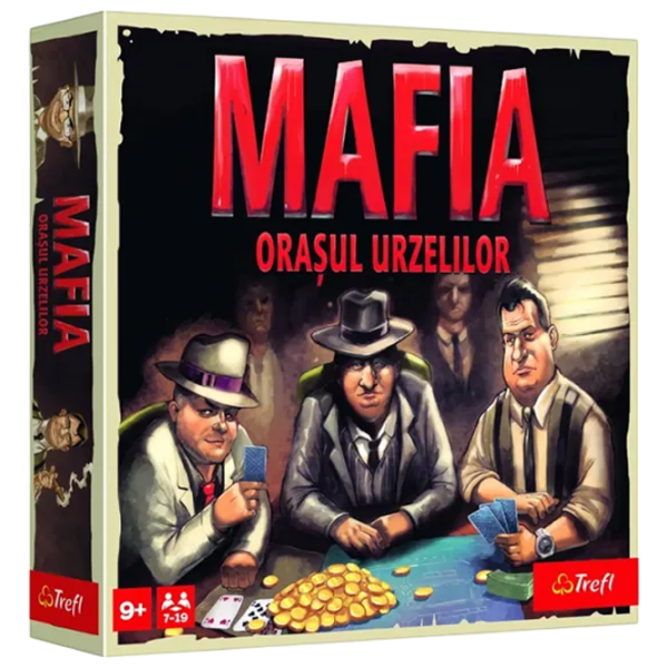 Настольная игра Trefl Mafia - City of Intrigue 9+/ Для вечеринок photo 1 Настольная игра Trefl Mafia - City of Intrigue 9+/ Для вечеринок photo 1