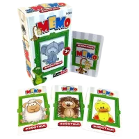 Joc de masă PlayLand Memo Animals 3+/ Joc de logică photo 2