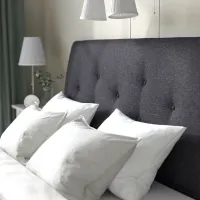 Кровать Ikea Idanas 140 x 200 см / Шпон / Серый photo 5