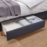 Кровать Ikea Idanas 140 x 200 см / Шпон / Серый photo 6