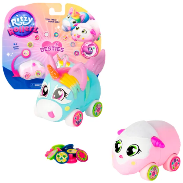Set de mașini Tomy Ritzy Rollerz Tori și Sofia RR46811  / / Pink Pink photo 7 Set de mașini Tomy Ritzy Rollerz Tori și Sofia RR46811  / / Pink Pink photo 7