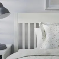 Кровать Ikea Idanas 140 x 200 см / Шпон / Белый photo 3