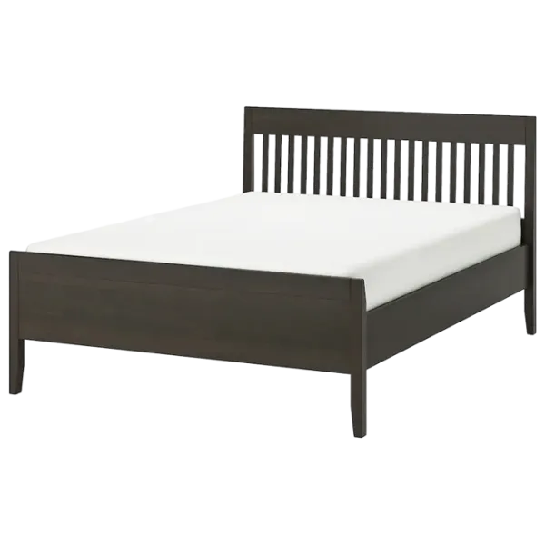 Кровать Ikea Idanas 140 x 200 см / Шпон / Коричневый photo 1