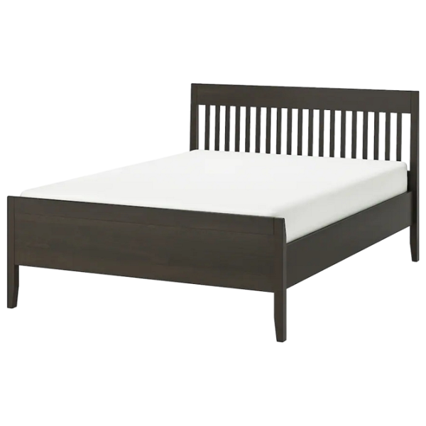 Кровать Ikea Idanas 140 x 200 см / Шпон / Коричневый photo 1