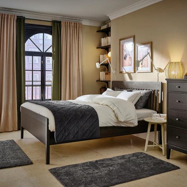 Кровать Ikea Idanas 140 x 200 см / Шпон / Коричневый photo 7