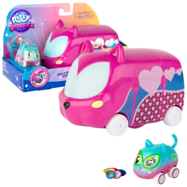 Set de mașini Tomy Ritzy Rollerz Magazin de pantofi Tocuri pe Roți RR46829  / / Green Pink photo 8
