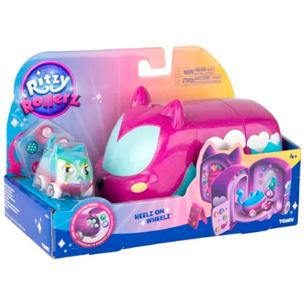 Set de mașini Tomy Ritzy Rollerz Magazin de pantofi Tocuri pe Roți RR46829  / / Green Pink photo 9