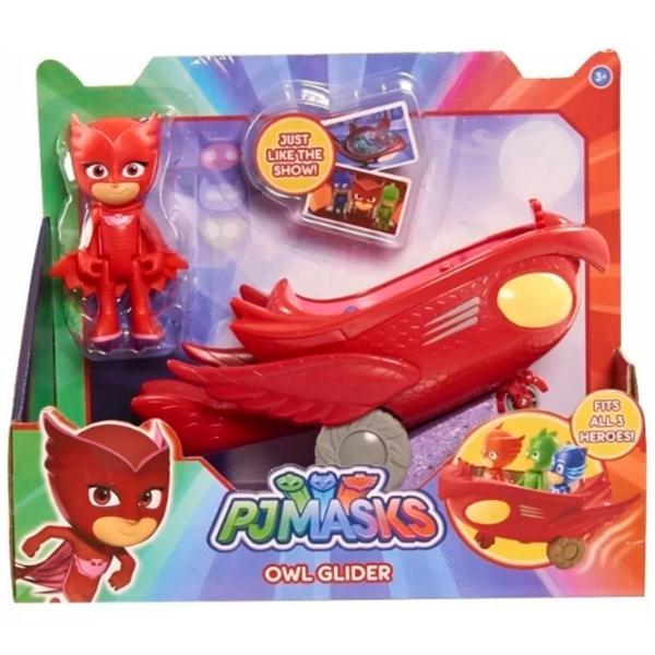 Машинка PJ Masks Masks Owl Glider PJ24630B  / / Желтый Красный photo 3