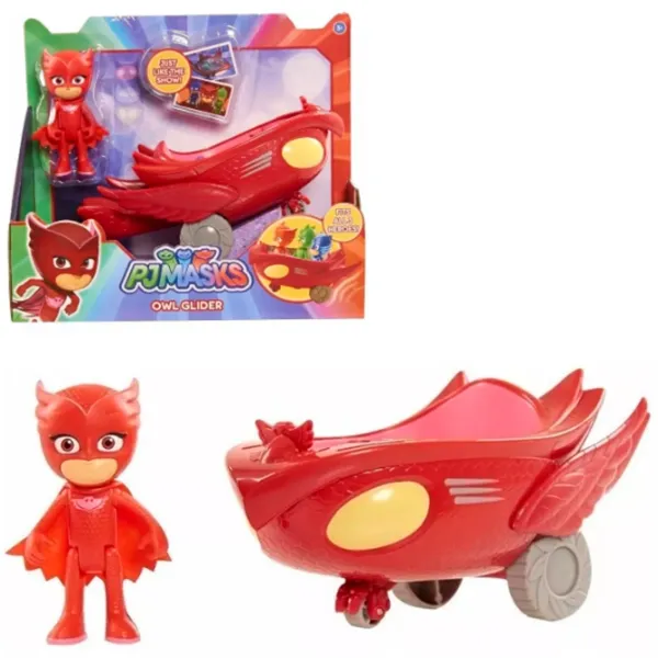 Машинка PJ Masks Masks Owl Glider PJ24630B  / / Желтый Красный photo 4