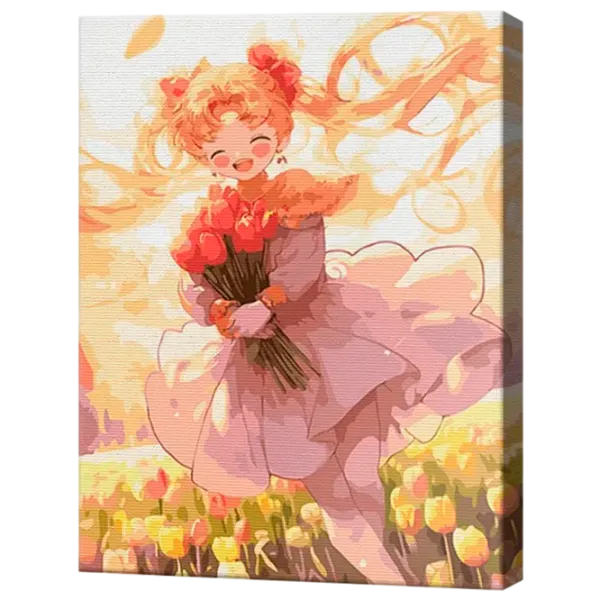 Pictură pe numere Art Gallery În cîmpul de lalele EX8369 40 x 30 cm / Verticală photo 1 Pictură pe numere Art Gallery În cîmpul de lalele EX8369 40 x 30 cm / Verticală photo 1