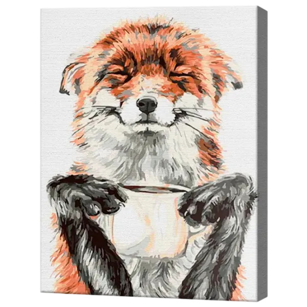 Картина по номерам Art Gallery Улыбающийся лис EX7009 40 x 30 cm / Вертикальная photo 1