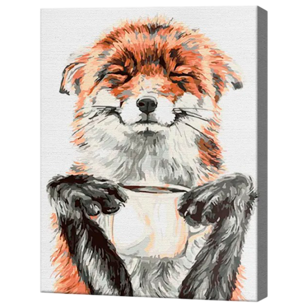 Картина по номерам Art Gallery Улыбающийся лис EX7009 40 x 30 cm / Вертикальная photo 1