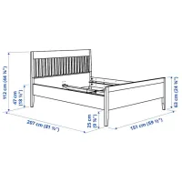 Pat Ikea Idanas 140 x 200 cm / Furnir / White photo 6