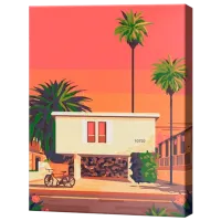 Pictură pe numere Art Gallery Apus roz EX8526 40 x 30 cm / Verticală