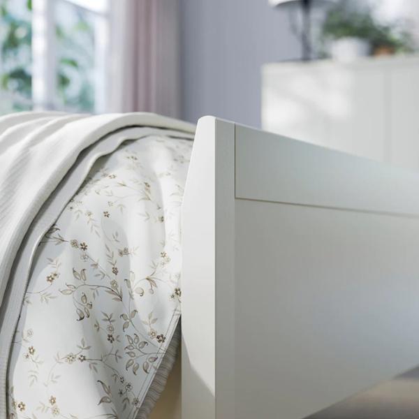 Pat Ikea Idanas Lonset 140 x 200 cm / Furnir / White photo 5 Pat Ikea Idanas Lonset 140 x 200 cm / Furnir / White photo 5