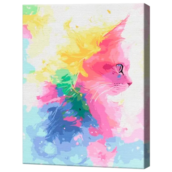 Pictură pe numere Art Gallery Motan în ceața multicoloră EX8610 40 x 30 cm / Verticală photo 1