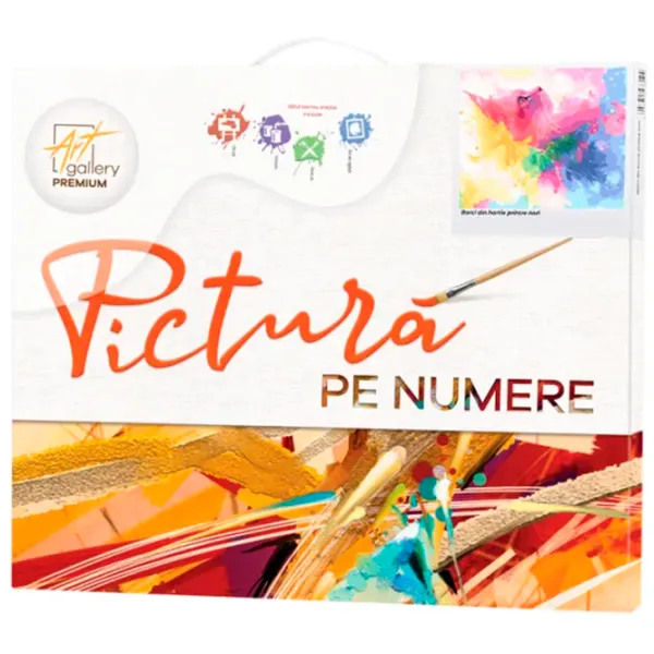 Pictură pe numere Art Gallery Motan în ceața multicoloră EX8610 40 x 30 cm / Verticală photo 2