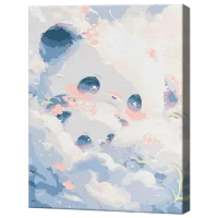 Картина по номерам Art Gallery Панды в облаках EX8448 40 x 30 cm / Вертикальная
