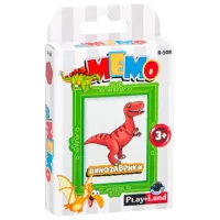 Joc de masă PlayLand Memo Dinosaurs 3+/ Memorie