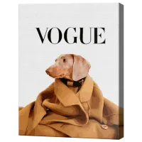 Pictură pe numere Art Gallery Câinele în vogă EX866 40 x 30 cm / Verticală