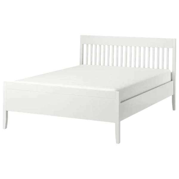 Кровать Ikea Idanas Luroy 140 x 200 см / Шпон / Белый photo 1