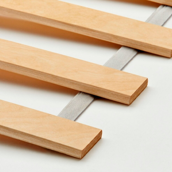 Кровать Ikea Idanas Luroy 140 x 200 см / Шпон / Белый photo 2