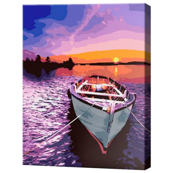 Картина по номерам Art Gallery Лодка на закате EX8331 40 x 30 cm / Вертикальная photo 1 Картина по номерам Art Gallery Лодка на закате EX8331 40 x 30 cm / Вертикальная photo 1