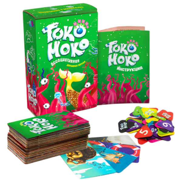 Настольная игра Strateg Toko-Moko 7+/ Игральные карты photo 2