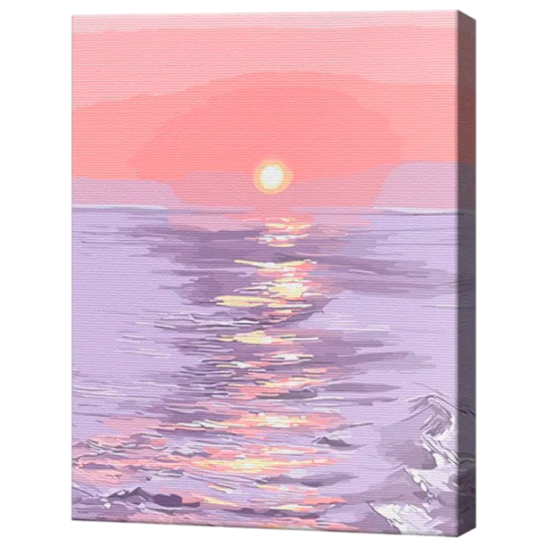 Pictură pe numere Art Gallery Reflecția soarelui în mare EX8722 40 x 30 cm / Verticală photo 1 Pictură pe numere Art Gallery Reflecția soarelui în mare EX8722 40 x 30 cm / Verticală photo 1