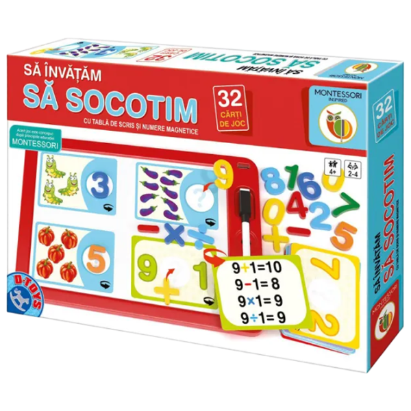 Развивающий набор D-TOYS Montessori Let's learn numbers 2+/ Развитие photo 1