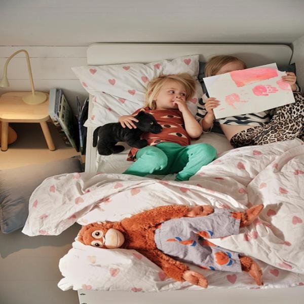 Pat pentru copii Ikea Slakt 80 x 200 cm / Masiv / White photo 3