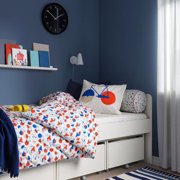 Детская кровать Ikea Slakt 3 90 x 200 см / Массив / Белый photo 4