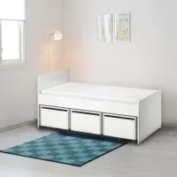 Детская кровать Ikea Slakt 3 90 x 200 см / Массив / Белый photo 5