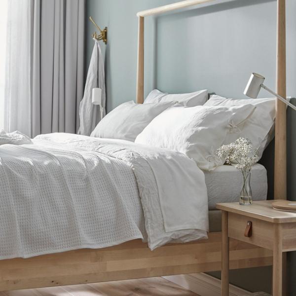 Кровать Ikea Gjora Lindbaden 160 x 200 см / Шпон / Wood photo 8