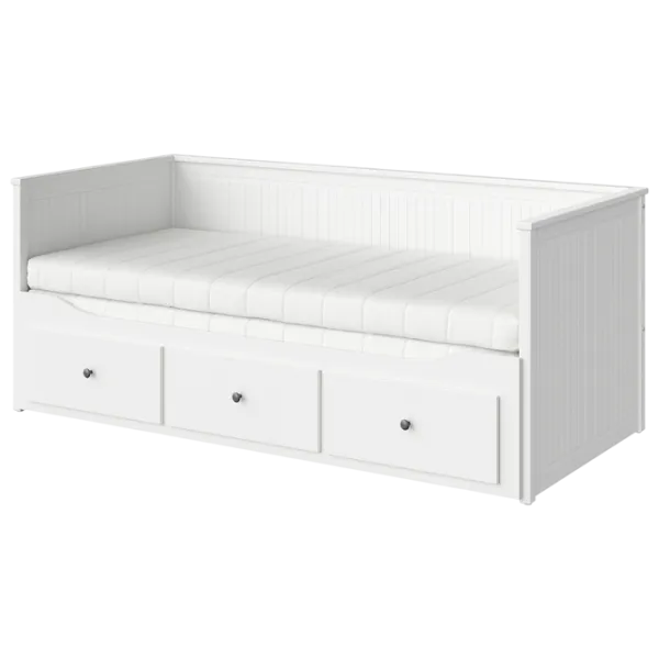 Кровать Ikea Hemnes Afjall Medium 80 x 200 cm / Массив / Белый photo 1