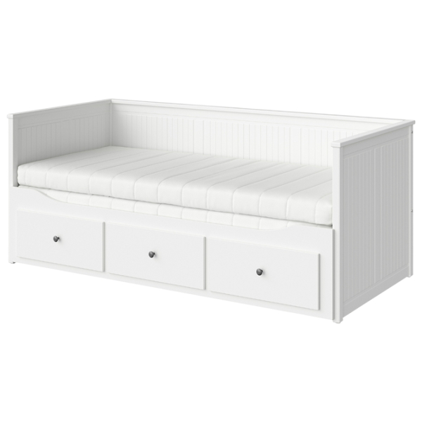 Кровать Ikea Hemnes Afjall Medium 80 x 200 cm / Массив / Белый photo 1