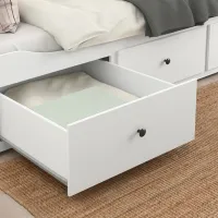 Кровать Ikea Hemnes Afjall Medium 80 x 200 cm / Массив / Белый photo 4