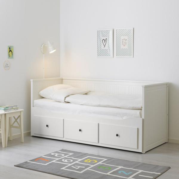Кровать Ikea Hemnes Afjall Medium 80 x 200 cm / Массив / Белый photo 8