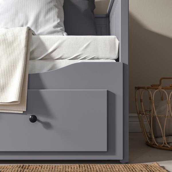 Pat Ikea Hemnes Afjall Medium 80 x 200 cm / Masiv / Gray photo 4