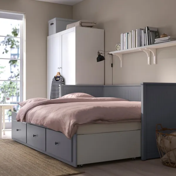 Pat Ikea Hemnes Afjall Medium 80 x 200 cm / Masiv / Gray photo 5