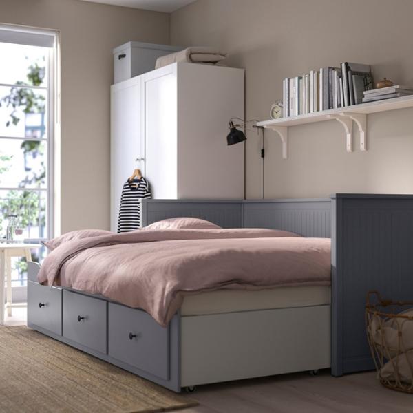 Pat Ikea Hemnes Afjall Medium 80 x 200 cm / Masiv / Gray photo 5