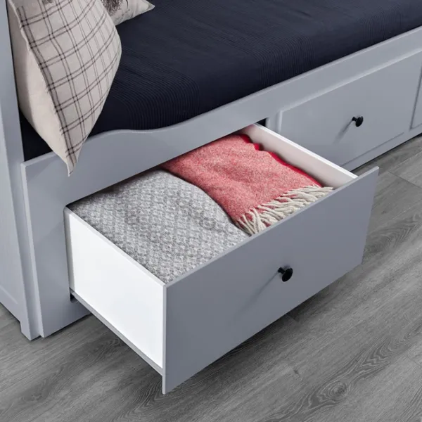 Pat Ikea Hemnes Afjall Medium 80 x 200 cm / Masiv / Gray photo 8